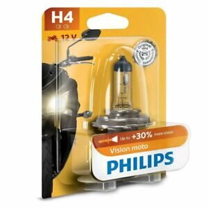 Philips Vision Moto H4 Motorbike Headlight Bulb bd