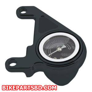 Arlen Ness Radius Oil Pressure Gauge Kit For Harley
