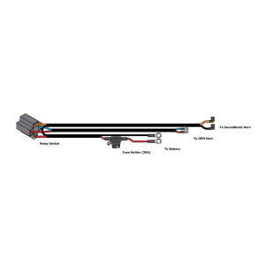 Denali Plug-N-Play Wiring Harness For Dual-Tone Airhorns [Open Box]