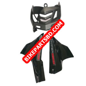 Engine Guard & Lower Guard for TVS Apache RTR 160 New Model | RTR 180 New Model | Black