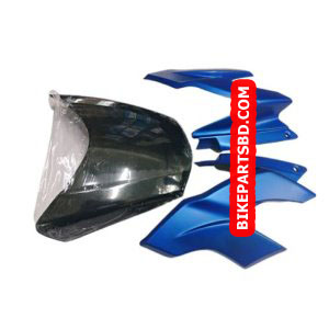 Visor for TVS Apache RTR 160 New Model | RTR 180 New Model | Matt Blue | Front Fairing or Doom