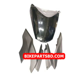 Visor for TVS Apache RTR 160 New Model | RTR 180 New Model | Grey | Front Fairing or Doom