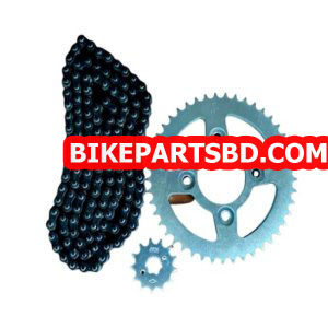 ROLON Chain Sprocket Kit for TVS Apache New RTR 160 4V (4Hole|45T-13T-138L)