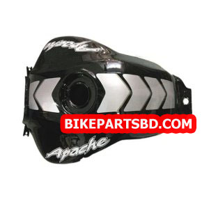 Ensons Petrol Tank for TVS Apache RTR 160 (Black)