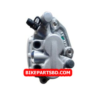 Mukut Front Brake Disc Caliper for Bajaj Pulsar 150 | 150 NS | 160 NS | 180 | 200 | 220 | Discover 100 | 125 | Silver