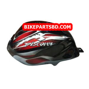 Ensons Petrol Tank for Bajaj Discover 100/ 125 New Model/ 150 (Black/Red)