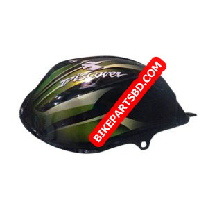 Ensons Petrol Tank for Bajaj Discover 100/ 125 New Model/ 150 (Black/Golden 3D)