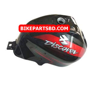 Ensons Petrol Tank for Bajaj Discover 125 New Model |150 New Model | Black & Red