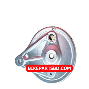 Rear Drum Plate for Hero Super Splendor | Glamour | Glamour Alloy Wheel | CD Deluxe | Passion Pro | Splendor Plus | Splendor NXG | Big Plate Colour Silver