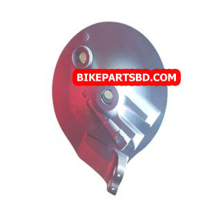 Front Drum Plate for Hero Super Splendor | Glamour | Glamour Alloy Wheel | Splendor Pro | NXG | Passion Pro | Splendor Plus | Passion Plus | Plate Colour Silver
