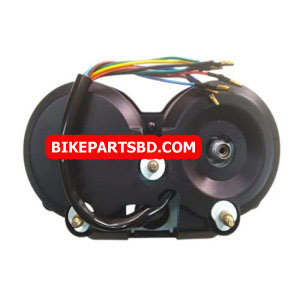MINDA Analog Speedometer Assembly for Hero Splendor Plus | White Dial