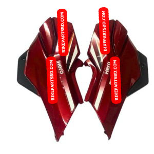 Side Panel for Hero Super Splendor | Type 2 | Type 7 Sticker | Red Colour