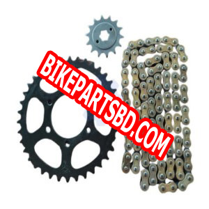 ROLON Chain Sprocket Kit (For Bajaj Discover 100T/ 125T)