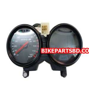 MINDA Analog Speedometer Assembly for Bajaj CT 100 | Without Fuel Gauge | 7 PIN Coupler
