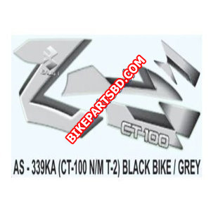 Graphics Sticker Set for Bajaj Discover 110 | Blue Vehicle | Blue Sticker | Both Side