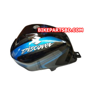 Ensons Petrol Tank for Bajaj Discover 100/ 125 New Model/ 150 (Black/Red)