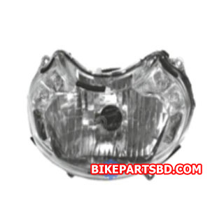 Head Light Assembly for Bajaj Discover 110 | 125 | With DRL | Without Bulb