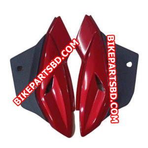 Side Panel for Bajaj Pulsar 150 | Digital Model | With Jaali | Red