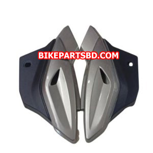 Side Panel for Bajaj Pulsar 150 | Digital Model | With Jaali | Silver