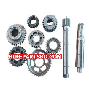 Gear Pinion Set for Yamaha FZ V1 | FZ-S | FZ-16 | Fazer V1 | Fazer V2 | FZ V2 | Gear Assembly