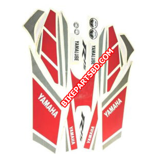 Graphics Sticker Set for Yamaha R15 V2 | RED Sticker | Vinyl Decal Set | 501 | Both Sides