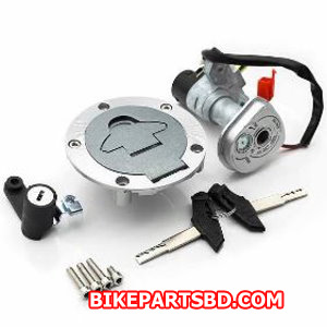TVS Apache RTR 160 4V Fi Ignition Switch Lock Fuel Gas Cap Key Set
